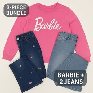 Girls Bundle XL 14/16 Plus Barbie Sweatshirt Wonder Nation & Thereabouts
